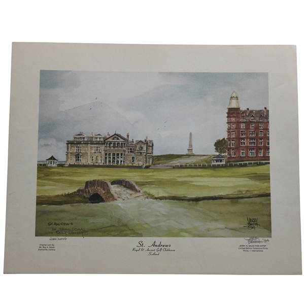 1984 Limited Edition 420/2000 St.Andrews Print Signed By Artist