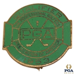 1953 PGA Championship at Birmingham CC Contestant Badge - Walter Burkemo Winner