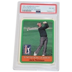 Jack Nicklaus 1981 Donruss PGA Tour Statistical Leader Golf Card - PSA EX-MT 6 