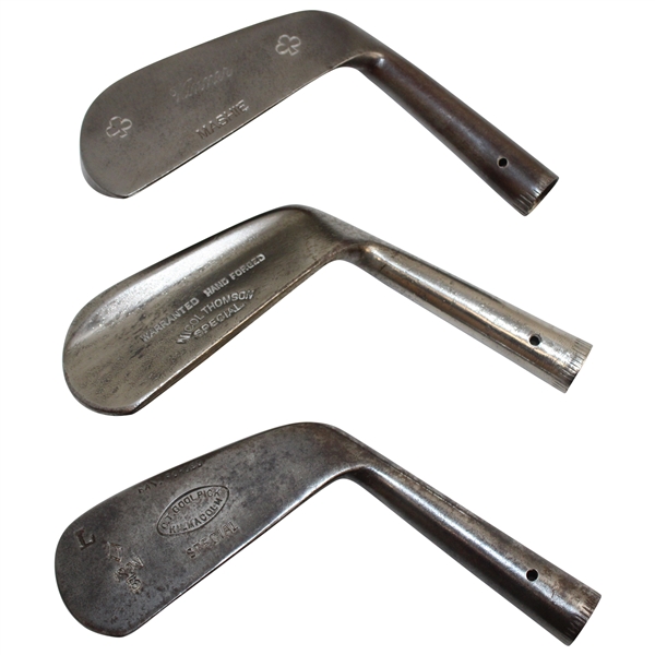 Three (3) Assorted Club Iron Heads Only - Macolm, Thomson & Winner