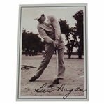 Ben Hogan Facsimile Signed Career Highlights Card