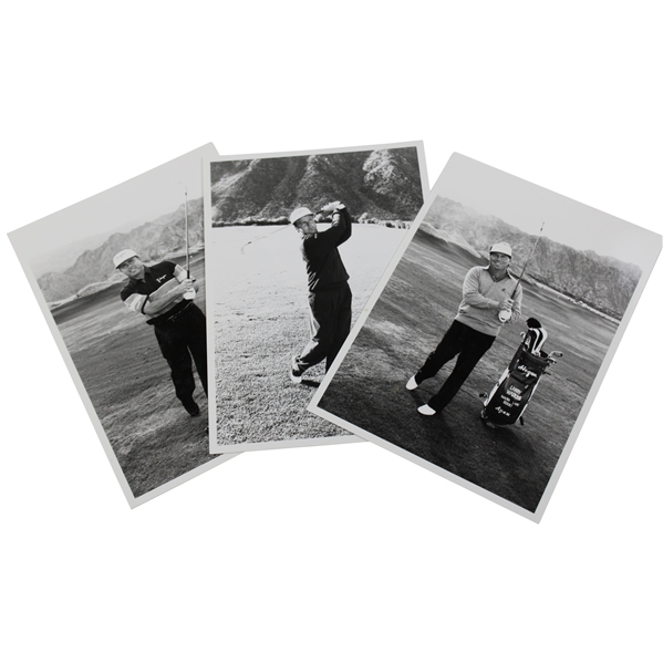 Three (3) Ben Hogan Company Press Photos - M. Brooks, L. Wadkins & D. Tewell