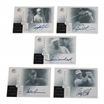 Weiskopf, Sabatani, Stadler, Martin & Irwin Signed 2001 Upper Deck Sign Of The Times Cards