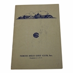 1949-1950 North Hills Golf Club, Inc. History of the Club Booklet