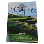 Steve Stricker Signed Whistling Straits Scorecard JSA ALOA