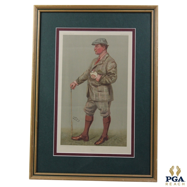 1903 Vanity Fair "Muir" Spy Illustration - Framed