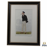 A Celebrated Oarsman Who Prefers Cricket To Rowing And Golf To Both Vanity Far Spy Illustration - Framed