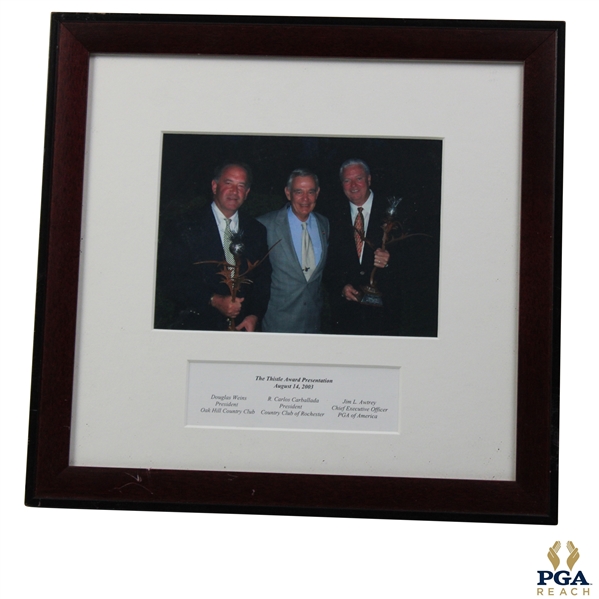 2003 Thistle Award Presentation - Framed 