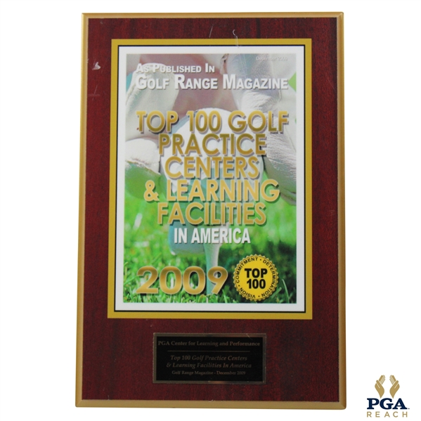 Top 100 Golf Practice Centers Award 2009