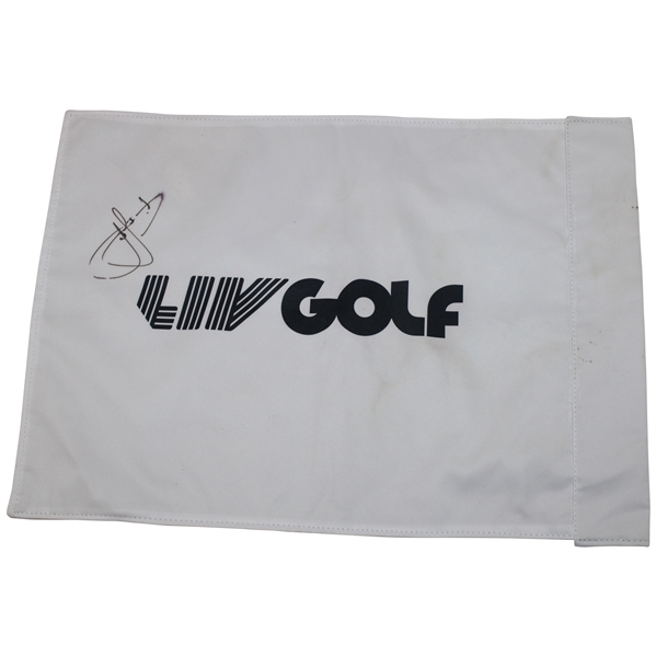 Cam Smith Signed LIV Golf Screen Flag JSA ALOA