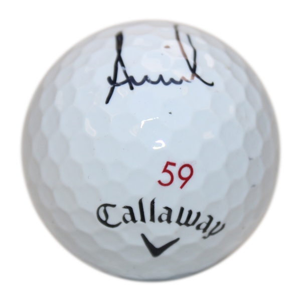 Annika Sorenstam Signed Callaway 59 Logo Golf Ball JSA ALOA