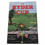 1957 The Ryder Cup at Lindrick Golf Club Official Program