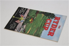 1957 The Ryder Cup at Lindrick Golf Club Official Program