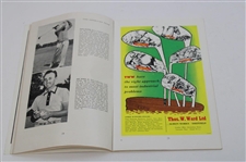 1957 The Ryder Cup at Lindrick Golf Club Official Program