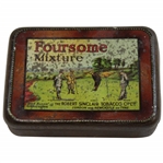 Vintage Foursome Mixture Sportsman Tobacco Tin with Braid, Duncan, & Mitchell 