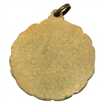 1934 Post-Swing Golfer Embossed Medallion