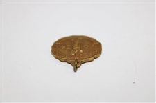 1934 Post-Swing Golfer Embossed Medallion