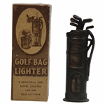 Vintage Golf Bag Themed Desk/Table Novel Lighter with Original Box