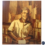 Marquetry Portrait of Ben Crenshaw by Tony Jacklin - WGHoF Collection