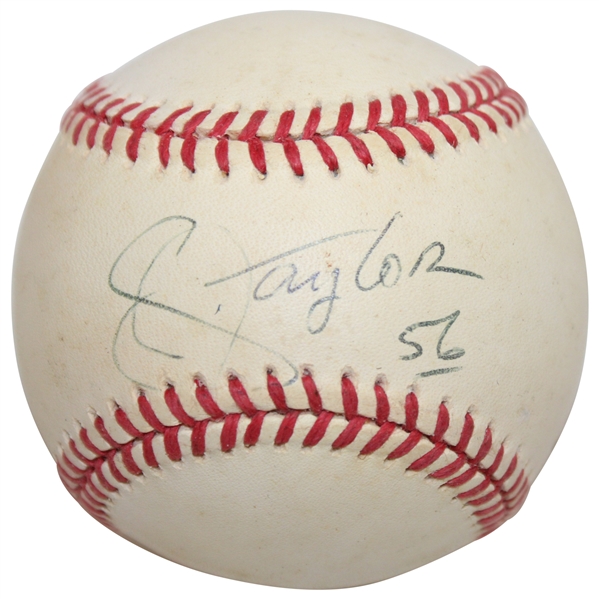 Lawrence Taylor Signed Rawlings Official National League Baseball JSA ALOA