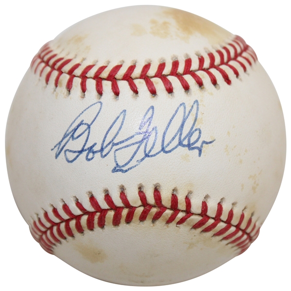 Bob Feller Signed Rawlings Official American League Baseball JSA ALOA