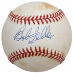 Bob Feller Signed Rawlings Official American League Baseball JSA ALOA