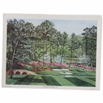 1990 Augusta National Golf Club 12th Hole Print by Artist Gordon Wheeler