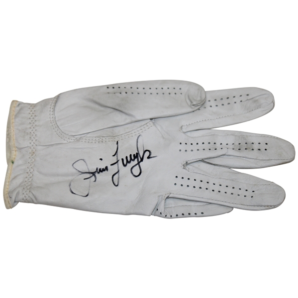 Jim Furyk Signed Bridgestone White LH Golf Glove - ML JSA ALOA