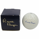 President Ronald Reagan Presidential Seal & Signature Spalding Logo Golf Ball in Original Box