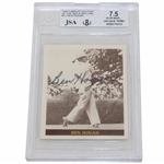 Ben Hogan Signed 1992 Famous Golfers Of The 40s & 50s Golf Card #11 Near Mint 7.5