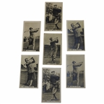 Seven (7) Lambert & Butler Whos Who In Sport Tobacco Golf Cards