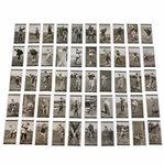 1927 Complete Set of Fifty (50) W.A. & A.C. Churchmans Cigarettes Famous Golfers Golf Cards