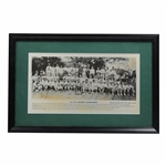 1935 Masters Tournament Field Silver Gelatin Print - Framed