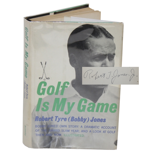 Bobby Jones Signed 1960 Golf Is My Game Book JSA ALOA