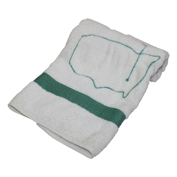 Large Vintage Augusta National Golf Club Logo Cotton Bath Towel