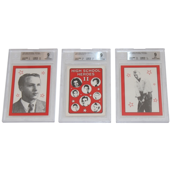 Three (3) 1993 High School Heroes Golf Cards BVG