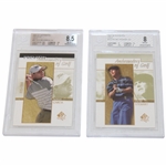 Two (2) 2001 SP Authentic Golf Cards BVG