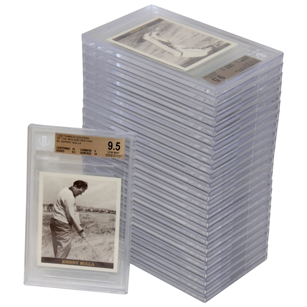 Twenty-Three (23) 1992 Famous Golfers Of The 40S & 50S Golf Cards Beckett