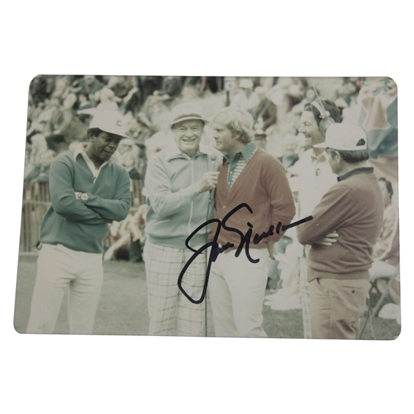 Jack Nicklaus Signed Photo With Bob Hope - Zeni Photography JSA ALOA