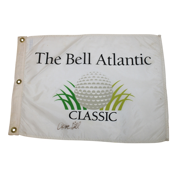 Dave Hill Signed The Bell Atlantic Classic Flag JSA ALOA