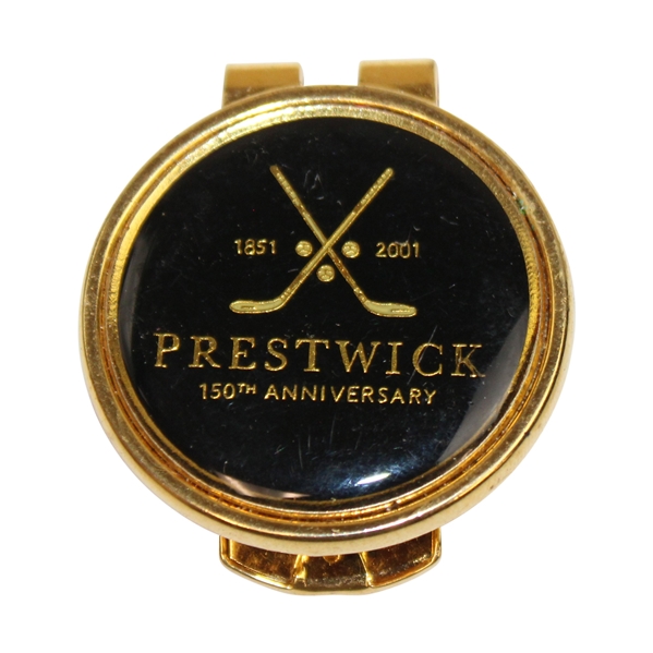 1851-2001 Prestwick 150th Anniversary Keeper of the Green Gold Tone Money Clip