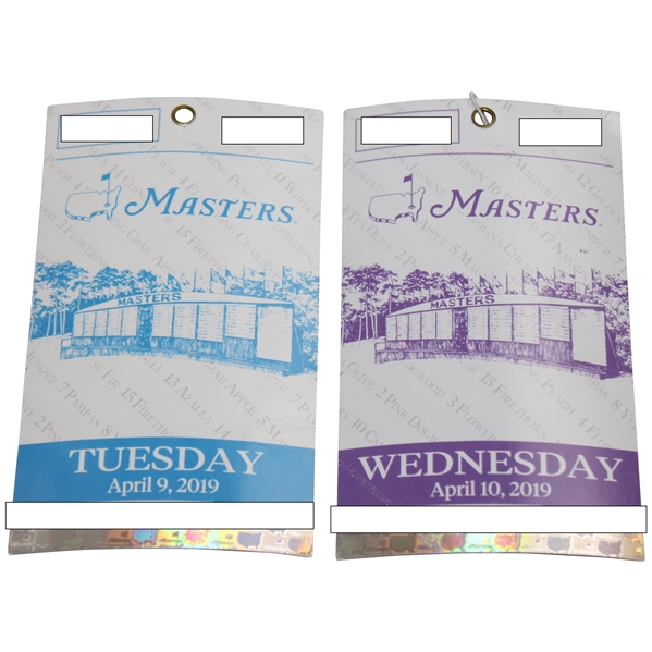 2019 Masters Tournament Tuesday & Wednesday Tickets - Tiger Win