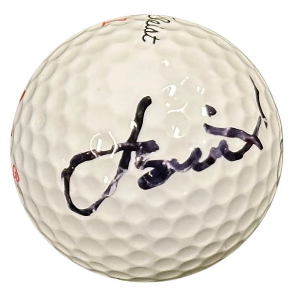 Jordan Spieth Signed Titleist 2 Quail Hollow Logo Golf Ball JSA ALOA