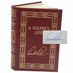 Arnold Palmer Signed 1999 A Golfers Life Deluxe Ltd Ed Book #1819/2500 w/Card JSA ALOA