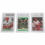 Three (3) Payne Stewart Pro-Set Golf Cards BVG