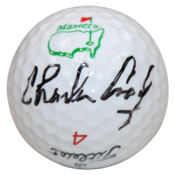 Charles Coody Signed Titleist Masters Logo 4 Golf Ball JSA ALOA