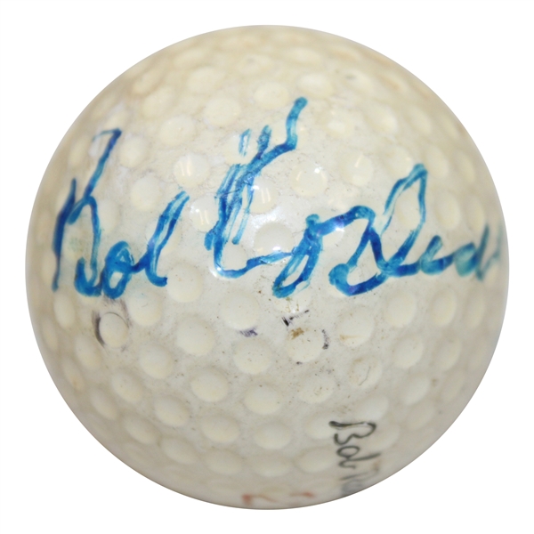 Bob Rosburg Signed Bob Rosburg Logo 2 Golf Ball JSA ALOA