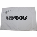 Greg Norman Signed LIV Golf Flag JSA ALOA