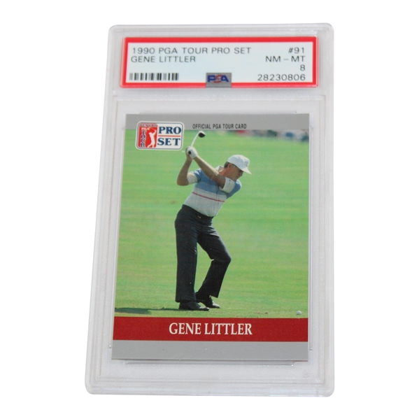 1990 Pga Tour Pro Set #91 Gene Littler - PSA 8 #28230806