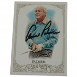 Arnold Palmer Signed 2012 Topps Allen and Ginter Golf Card JSA #P57620